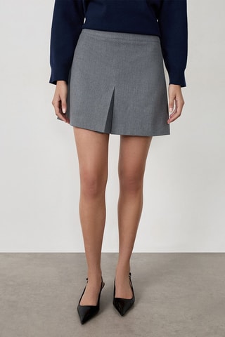 Jupe patineuse Camelia - Gris clair