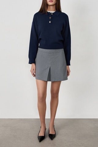 Jupe patineuse Camelia - Gris clair