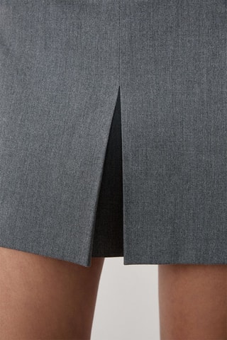Jupe patineuse Camelia - Gris clair