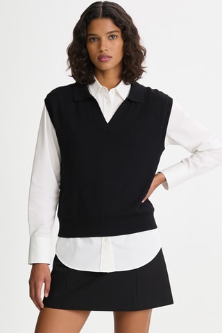 Pull sans manches - Noir