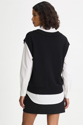 Pull sans manches - Noir