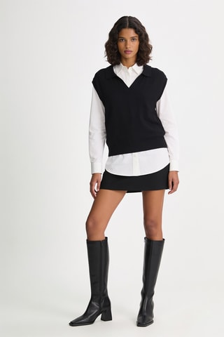 Pull sans manches - Noir