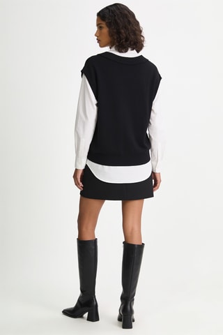 Pull sans manches - Noir