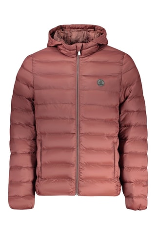 Gewatteerde Jas met Capuchon - Rood