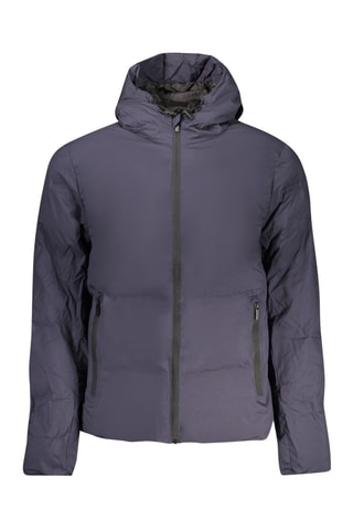 Gewatteerde Jas met Capuchon - Blauw