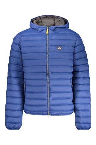 Gewatteerde Jas met Capuchon - Blauw