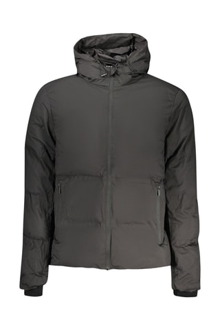Gewatteerde Jas met Capuchon - Zwart