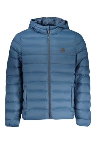 Gewatteerde Jas met Capuchon - Blauw