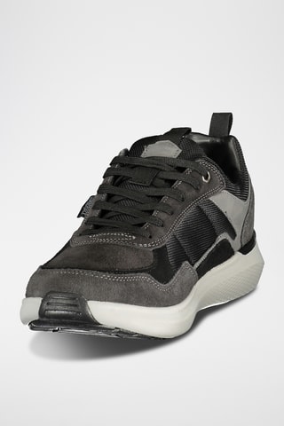 Leren Sneakers - Grijs