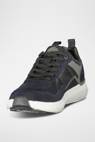 Leren Sneakers - Blauw