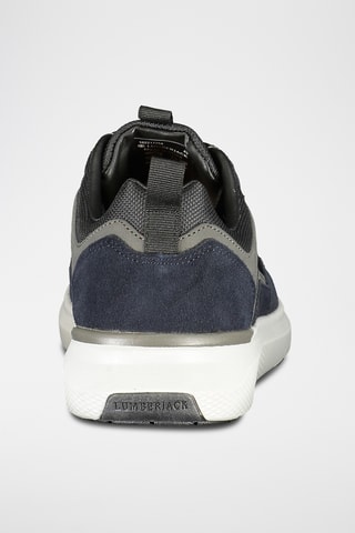 Leren Sneakers - Blauw