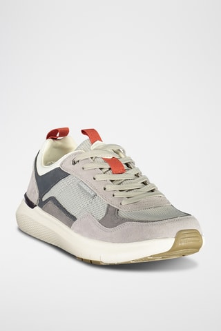 Leren Sneakers - Grijs