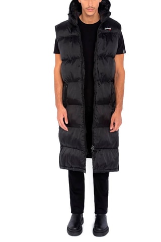 Doudoune longue à capuche - 2190Max - Noir