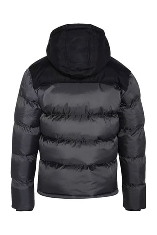Doudoune à capuche - Utah2 - Blanc, gris, noir et rouge
