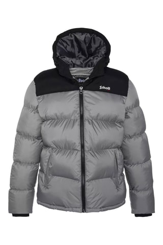 Doudoune à capuche - Utah4 - Gris et noir