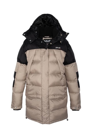 Doudoune à capuche - Ontario - Beige et noir