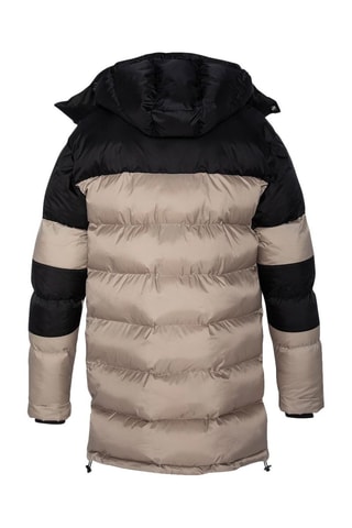 Doudoune à capuche - Ontario - Beige et noir