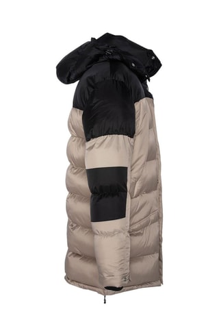Doudoune à capuche - Ontario - Beige et noir