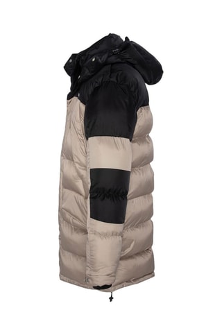 Doudoune à capuche - Ontario - Beige et noir