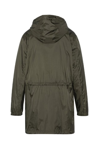 Parka à capuche - Clyde - Noir et vert