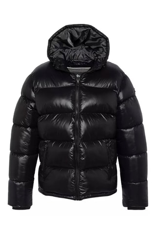 Doudoune à capuche - Bombardier - Noir