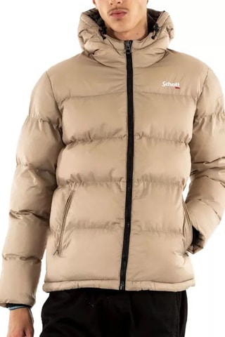 Doudoune à capuche - Idaho2 - Noir et beige