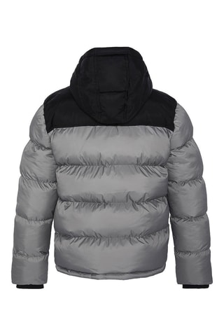 Doudoune à capuche - Utah2B - Noir et gris