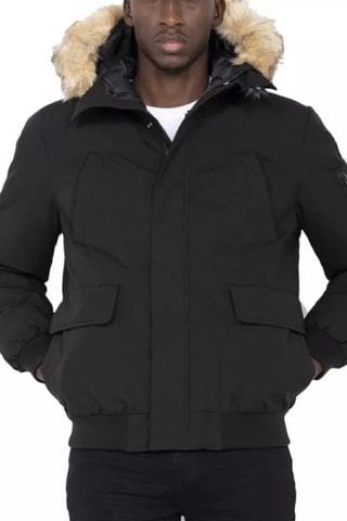 Parka à capuche - Keyburn - Beige et noir