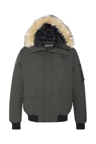 Parka à capuche - Keyburn - Beige, vert et noir