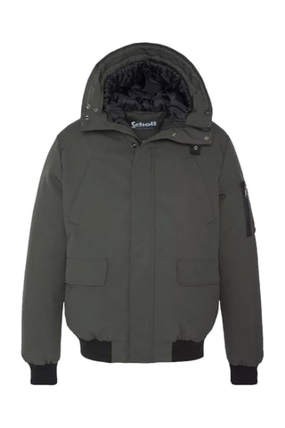 Parka à capuche - Keyburn - Beige, vert et noir