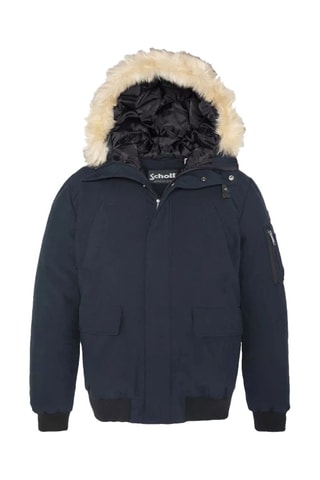Parka à capuche - Keyburn - Beige et bleu