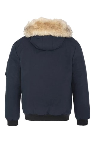 Parka à capuche - Keyburn - Beige et bleu