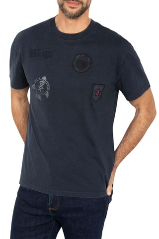 T-shirt regular - Tanner - Bleu marine