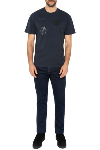 T-shirt regular - Tanner - Bleu marine