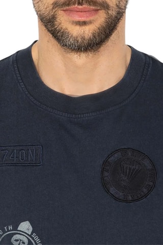 T-shirt regular - Tanner - Bleu marine