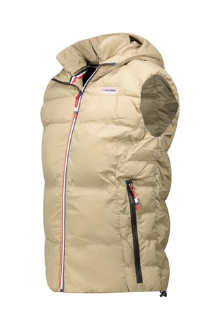 Chaleco con capucha Vitoana - Beige