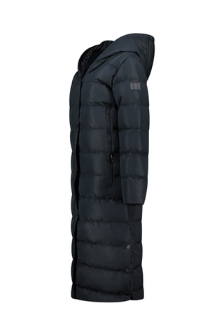 Anorak largo con capucha Belenana - Negro