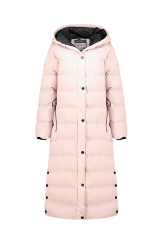 Anorak largo con capucha Belenana - Rosa claro
