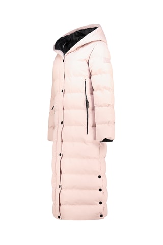 Anorak largo con capucha Belenana - Rosa claro