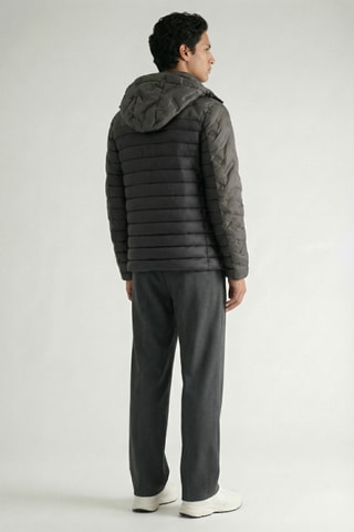 Anorak con capucha Buratana - Blanco, naranja y gris