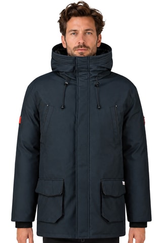 Parka con capucha Claudiusana - Azul marino