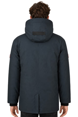 Parka con capucha Claudiusana - Azul marino
