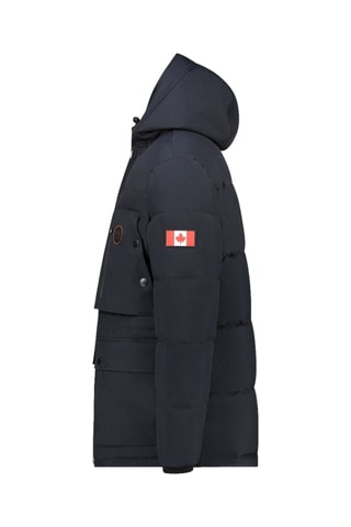 Parka con capucha Albertana - Negro