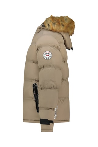 Anorak con capucha Biwa - Blanco, negro y beige