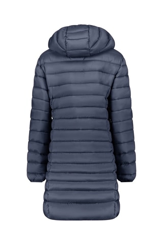 Anorak largo con capucha Akitalana - Azul