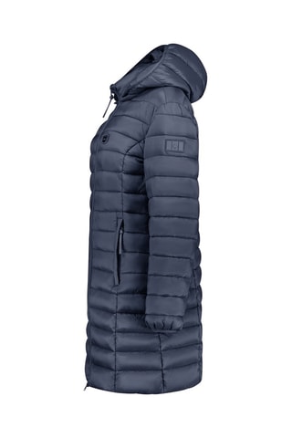 Anorak largo con capucha Akitalana - Azul