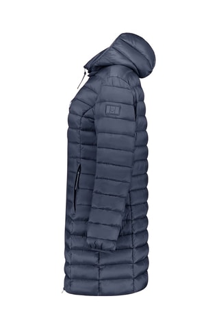 Anorak largo con capucha Akitalana - Azul