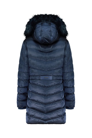 Parka acolchada con capucha Civilana - Azul marino