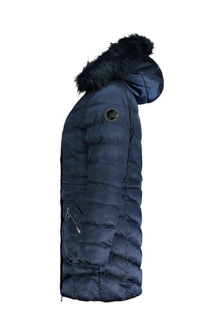 Parka acolchada con capucha Civilana - Azul marino