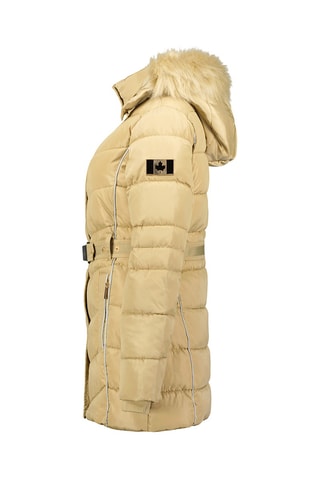 Anorak largo con capucha Beckana - Beige